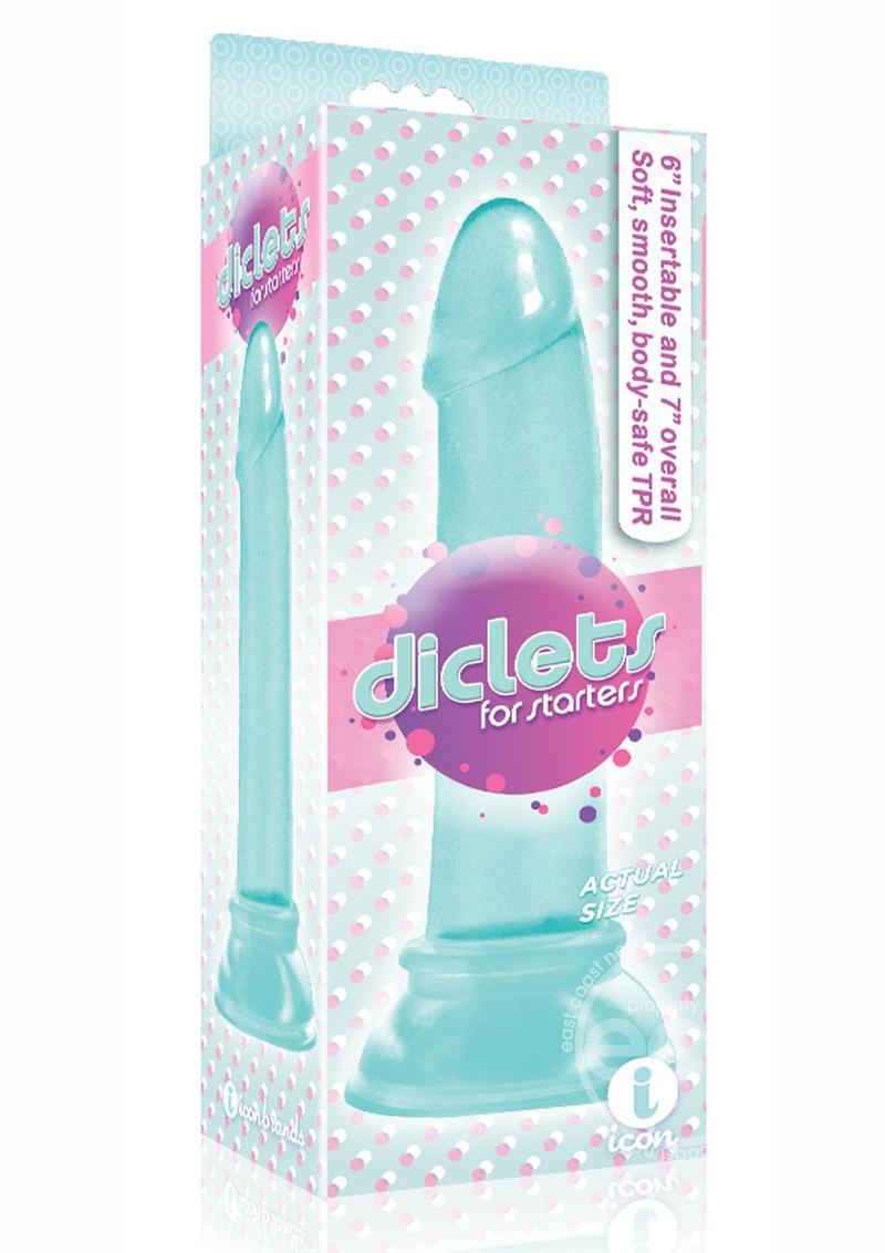 9'S DICLETS 7" JELLY TPR DONG AQUA