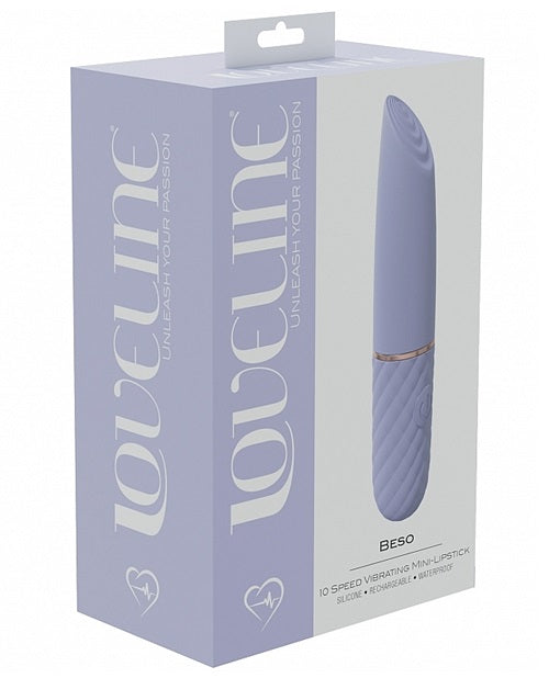 Beso - 10 Speed Vibrating Mini-Lipstick - Lavender