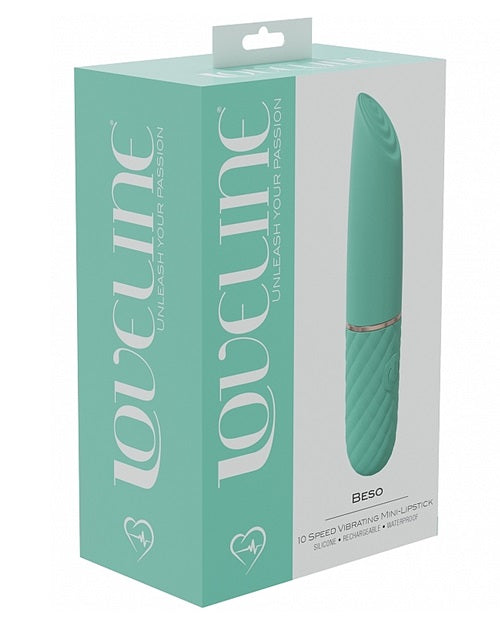 Beso - 10 Speed Vibrating Mini-Lipstick - Green