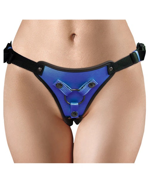 Metallic Strap On - Metallic Blue