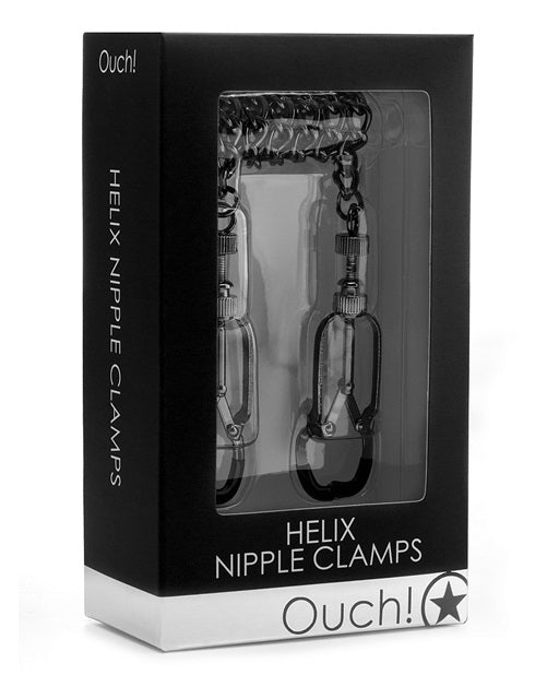 Helix Nipple Clamps - Black