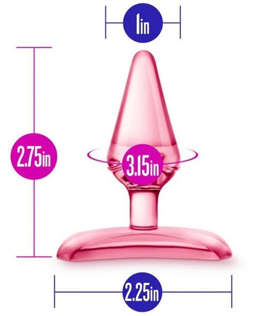 Play with Me Jolly Plug Butt Plug - Pink