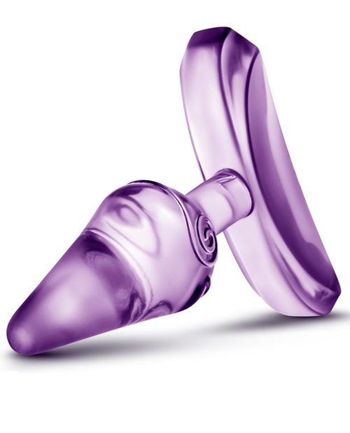 Play with Me Jolly Plug Butt Plug - Purple