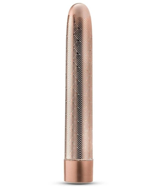 The Collection - Lattice - 7 Inch Rechargeable Vibe - Rose Gold
