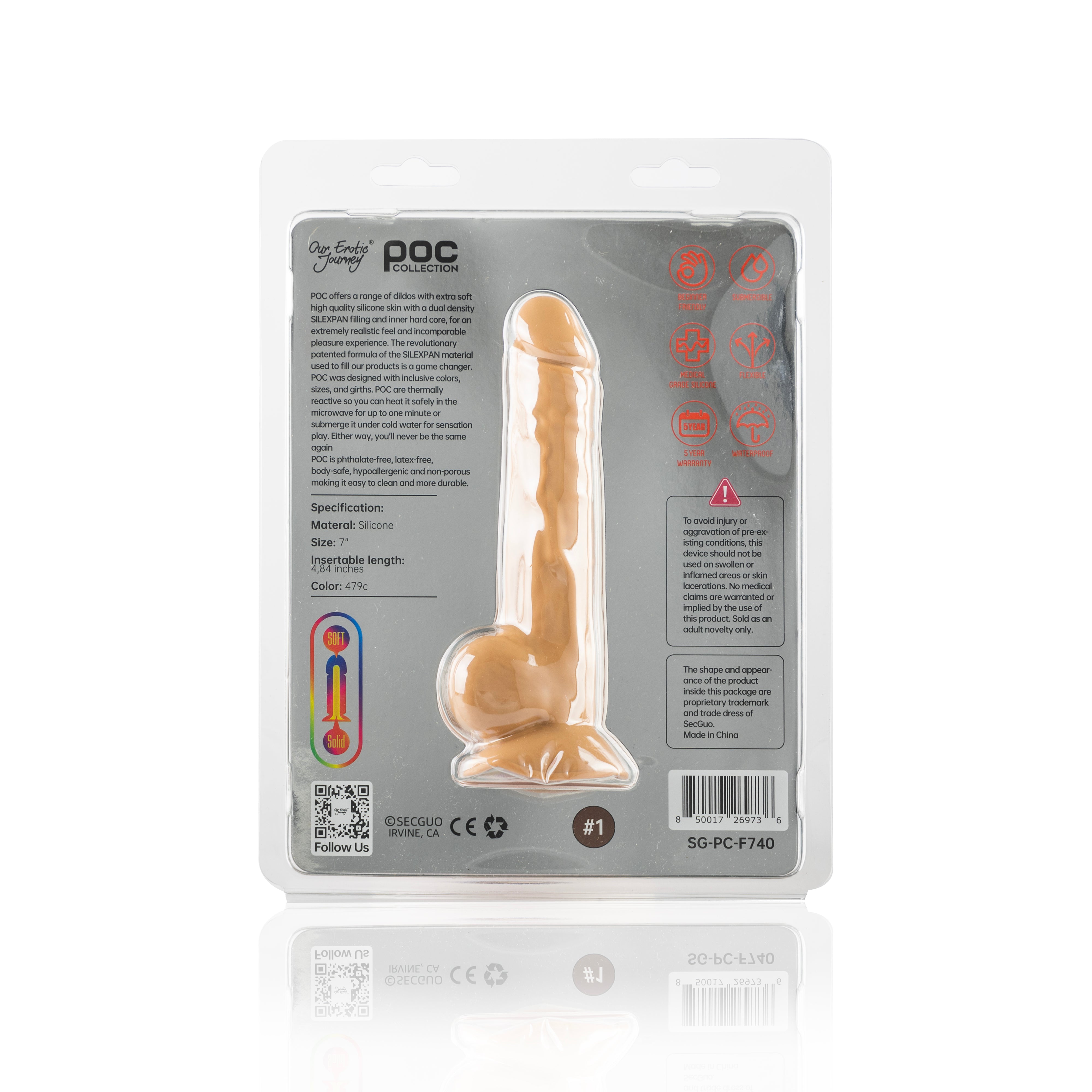People Of Color #1 7" Dildo