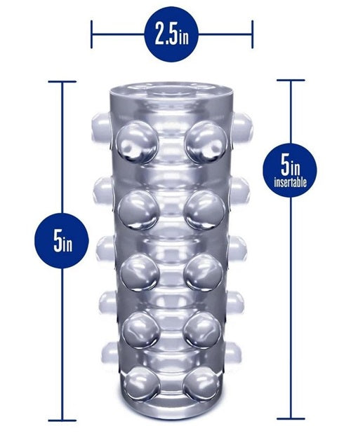 Rize Swich Self Lubricating Stroker Dual End Masturbator - Clear