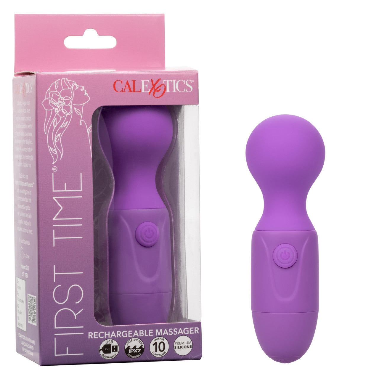 FIRST TIME RECHARGEABLE MASSAGER - PURPLE