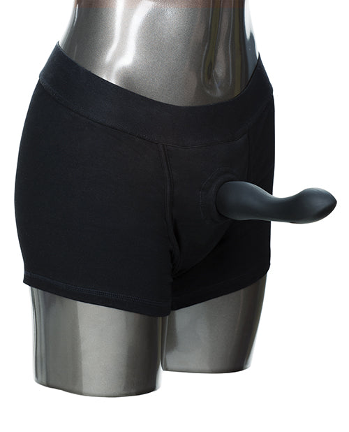 Packer Gear Boxer Brief Harness -XL/2XL - Black