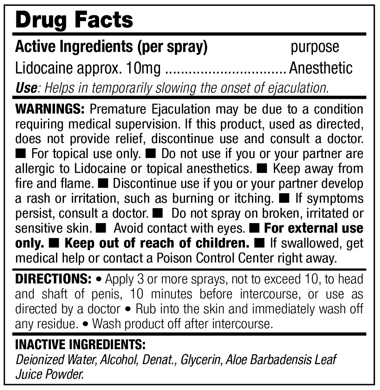 Swiss Navy® Endurance Spray - 15ml