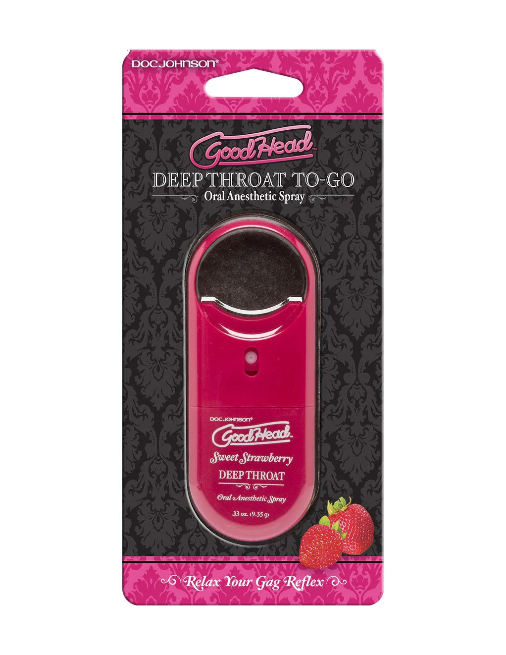 Good Head Deep Throat To Go Strawberry