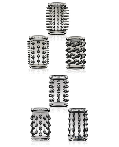 Try-Curious Cock Ring & Sleeve Set – Smoke