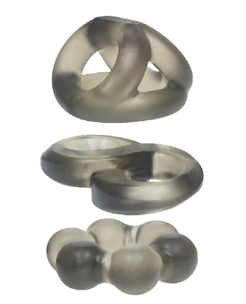 The 9's - Phat Rings Smoke 1, Chunky Cock Rings - Smoke