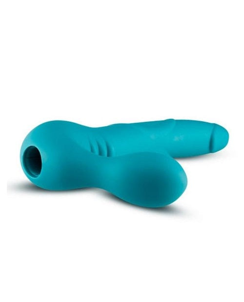 Temptasia - Luna - Strapless Silicone Dildo - Teal