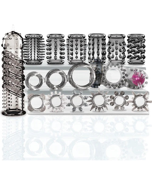 Try-Curious Cock Ring & Sleeve Set – Smoke