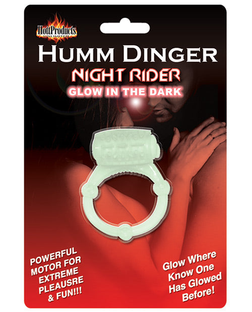 Humm Dinger Vibrating Cockring - Glow in the dark