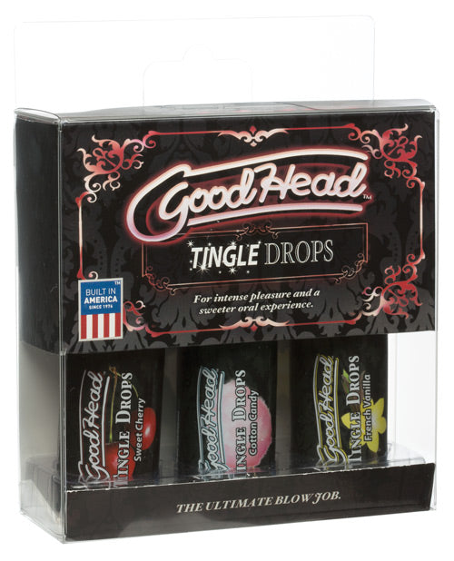 Good Head Oral Gel 3 Pack - Sweet Cherry/Cotton Candy/French Vanilla