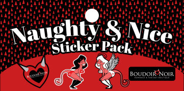 Naughty & Nice Sticker Pack - 4ct