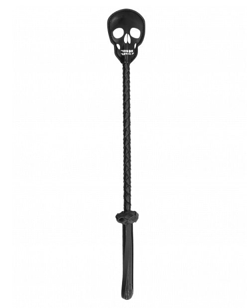 Ouch! Skulls and Bones - Crop with Skulls - Black
