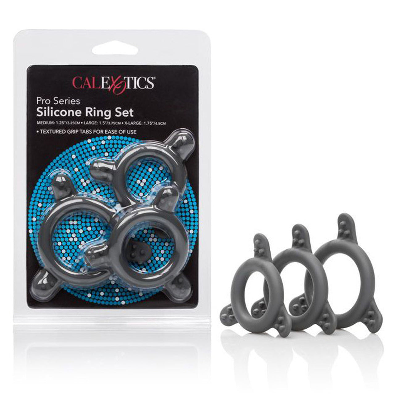 Pro Series Silicone Ring Set 3 Sizes Smoke