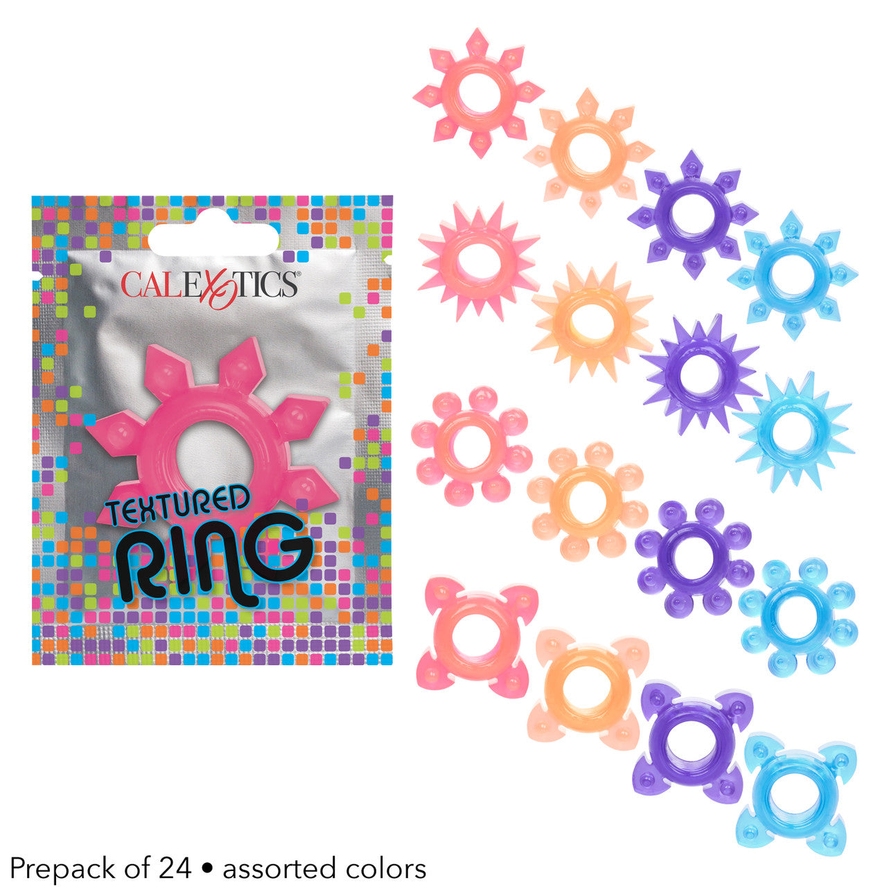Foil Pack Textured Ring  (Prepack of 24)