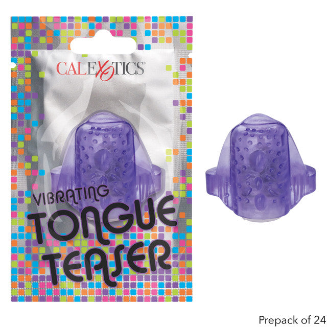 FOIL PACK - VIBRATING TONGUE TEASER PURPLE 24PK