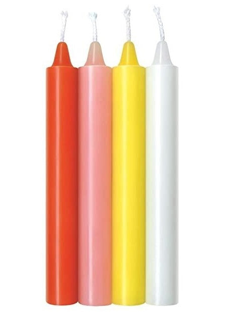 The 9's Make Me Melt Sensual Warm Drip Candles - Pastel Pack of 4