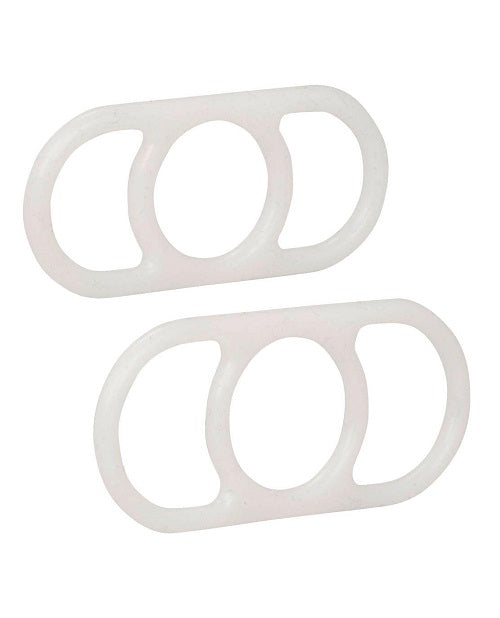 Silicone Erection Enhancers - Pack of 2 White