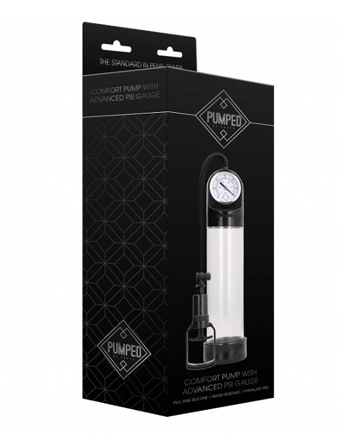 Comfort Pump With Advanced PSI Gauge - Clear