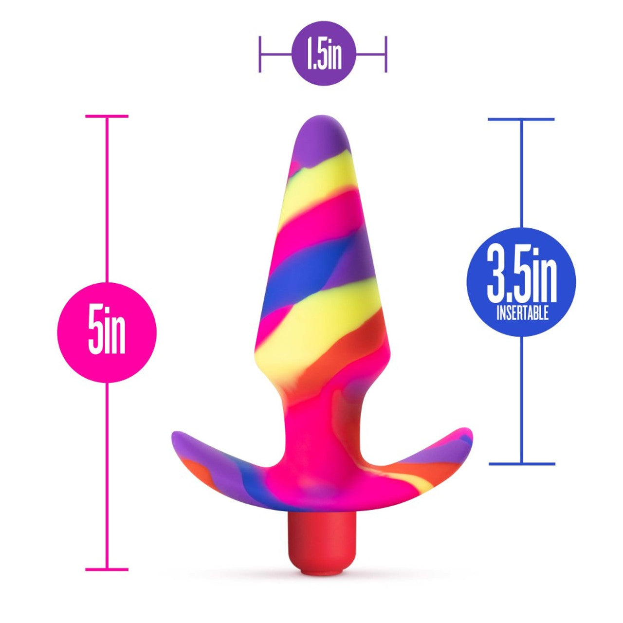 Avant - Free Spirit Vibrating Anal Plug - Scarlet
