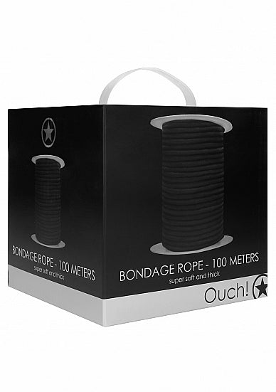 Bondage Rope - 100 Meters - Black
