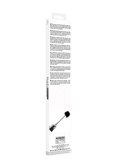 Black & White Crop with Feather Tickler