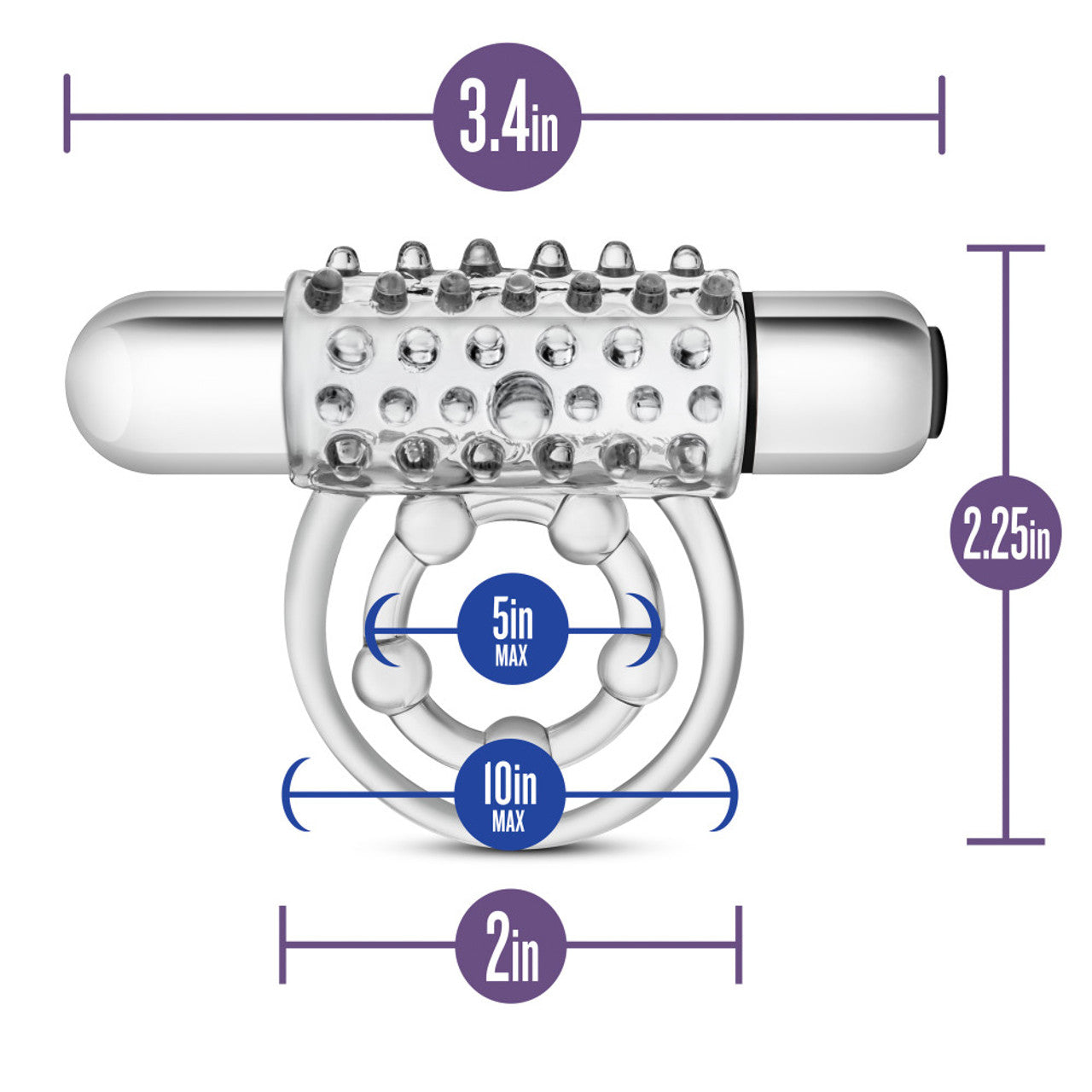 Stay Hard - Vibrating Super Clitifier - Clear