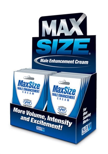 MAX Size Cream 5ml Packet/24ct Display Box