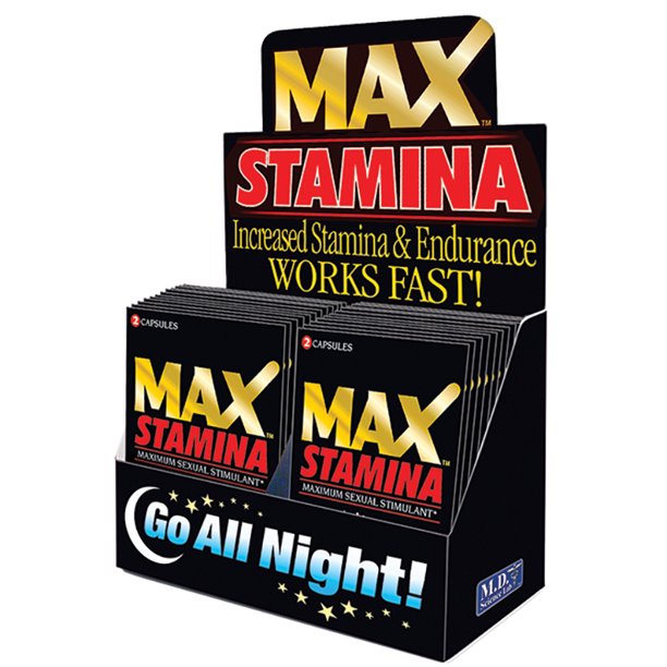 MAX Stamina 24ct Packet/Display Box