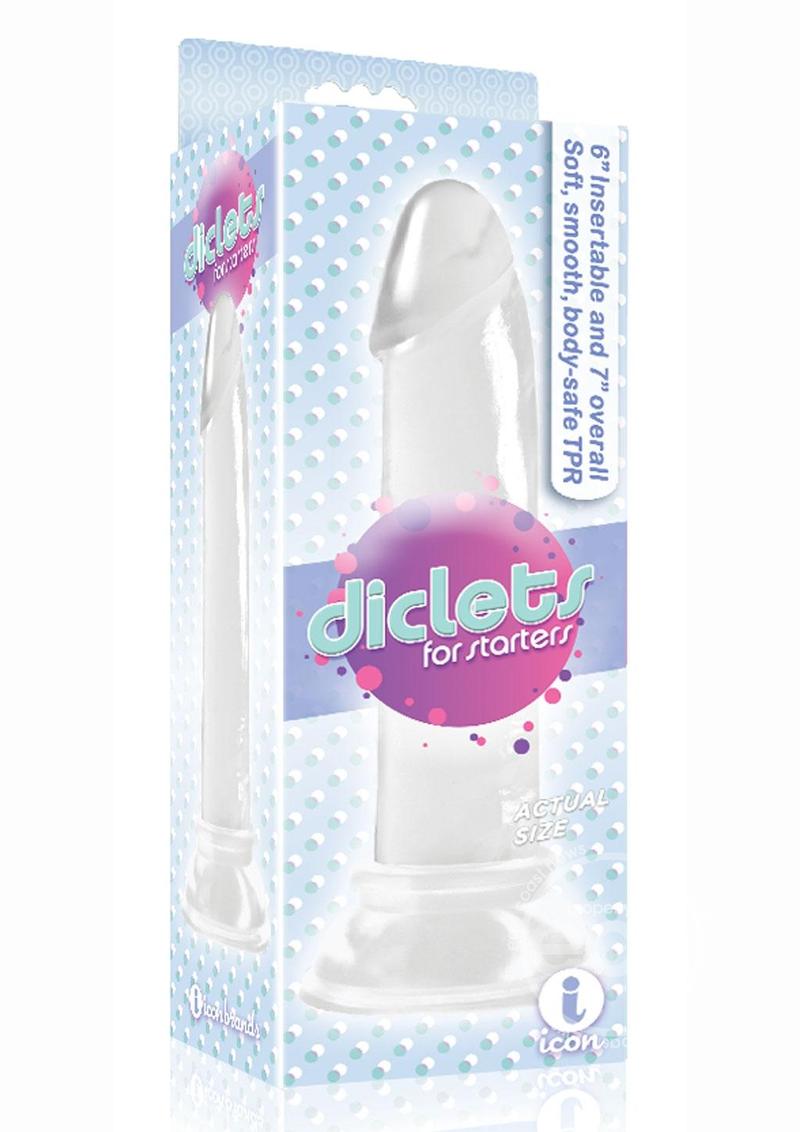 The 9's - Diclets Jelly Dildo 7in - Clear