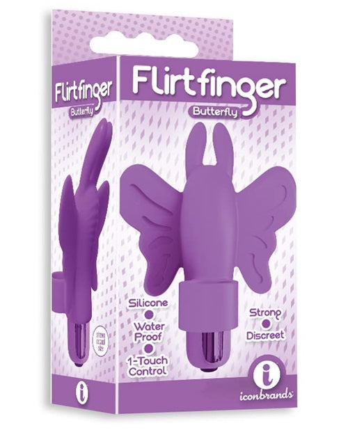 The 9's - Flirt finger Silicone Butterfly - Purple