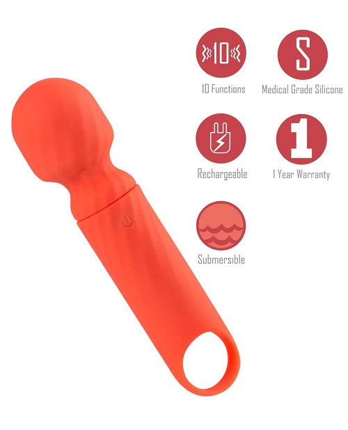 VIBELITE Dolly Rechargeable Mini Wand - Coral