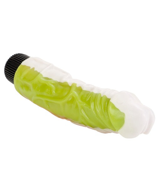 Funky Jelly Big Vibrator 8in - Multicolor