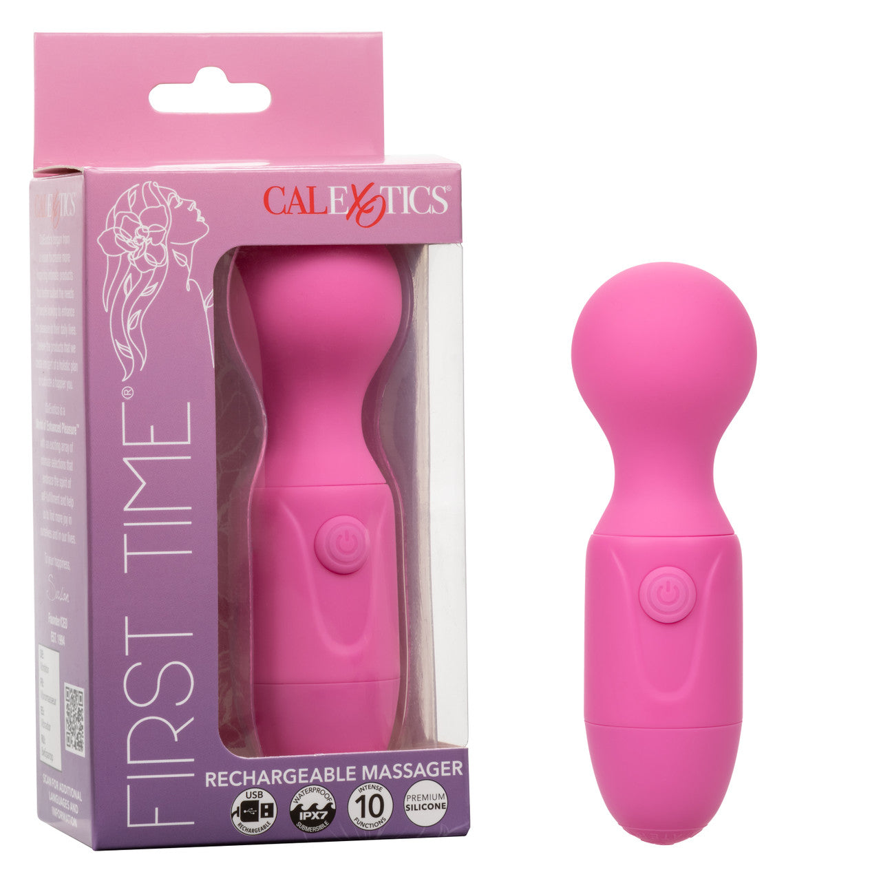 FIRST TIME RECHARGEABLE MASSAGER - PINK