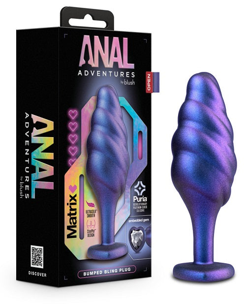 Anal Adventures Matrix - Bumped Bling Plug