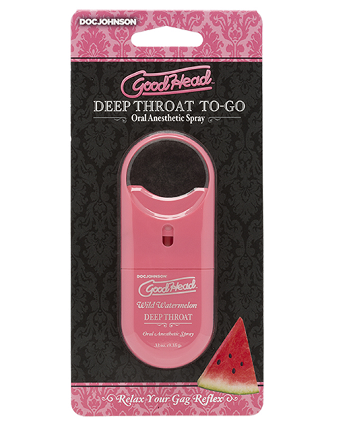 Goodhead Deep Throat Spray - Assorted Flavors - .33 oz travel safe