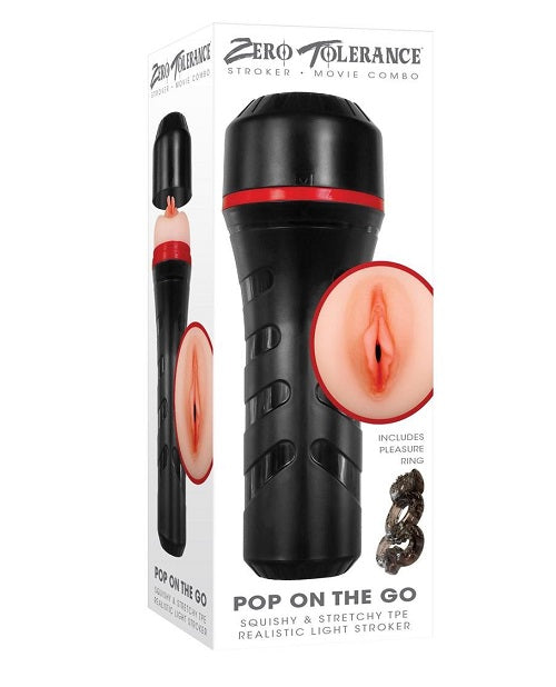 Zero Tolerance Pop On The Go - Vagina Stroker - Vanilla