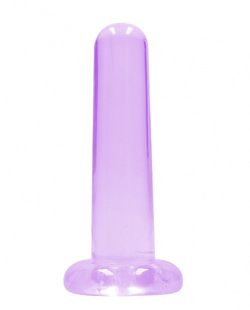 Realrock Crystal Clear Dildo W/ Suction Cup - 5.3 inches