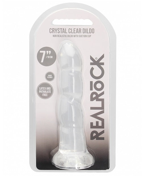 Realrock Crystal Clear w/ Suction Cup 7 in.