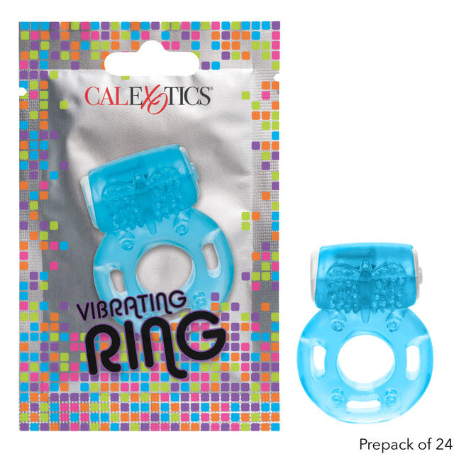 Foil Pack Vibrating Ring - Blue (Prepack of 24)