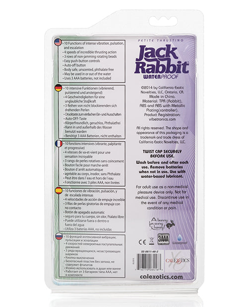 Jack Rabbits Petite Thrusting - Purple