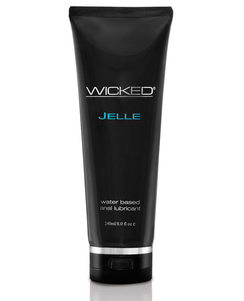 Wicked Jelle Water Based Anal Lubricant - 8 oz