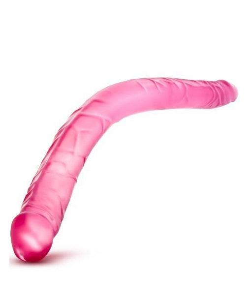 B Yours Double Dildo 16in - Assort Color - Pink