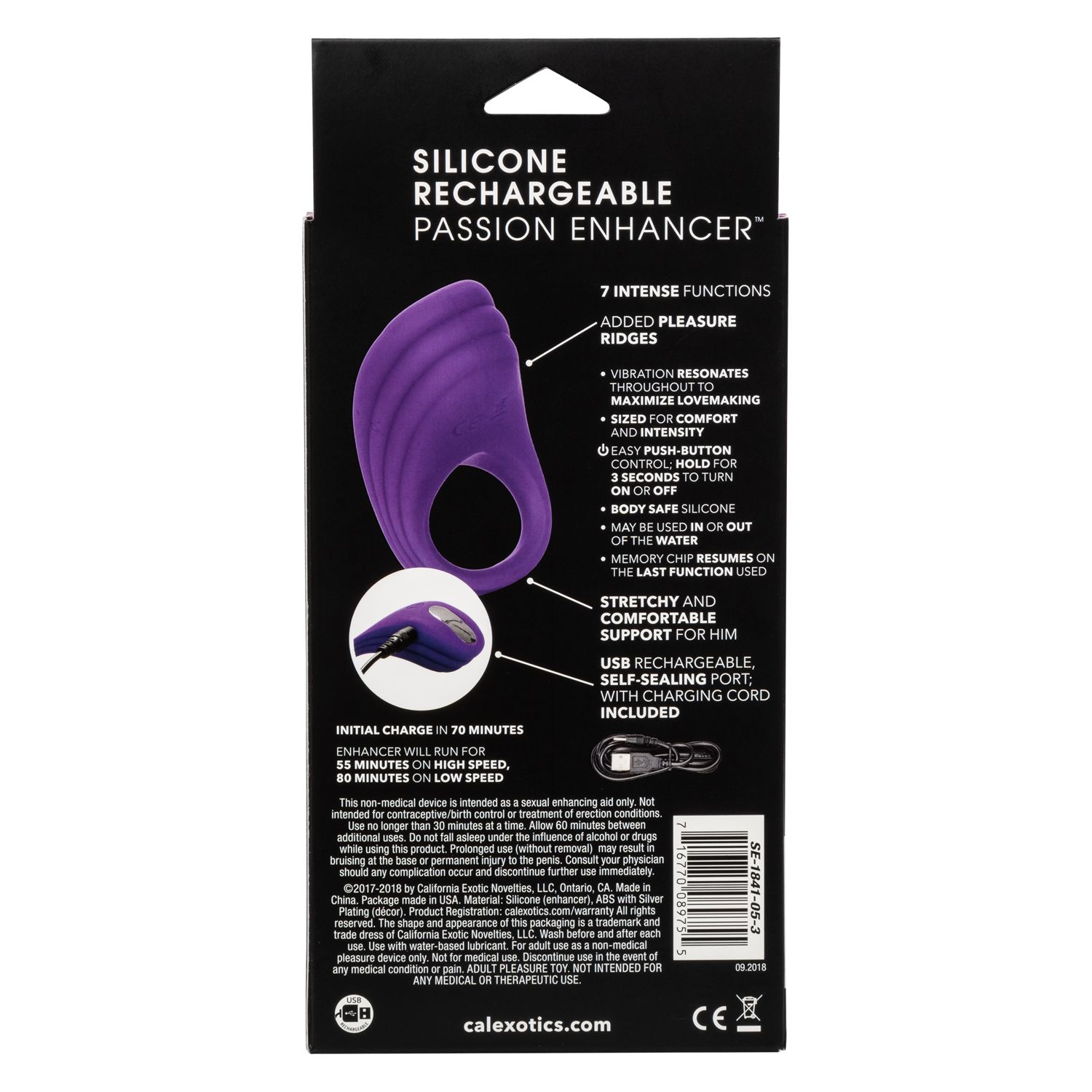 Silicone Rechargeable Passion Enhancer