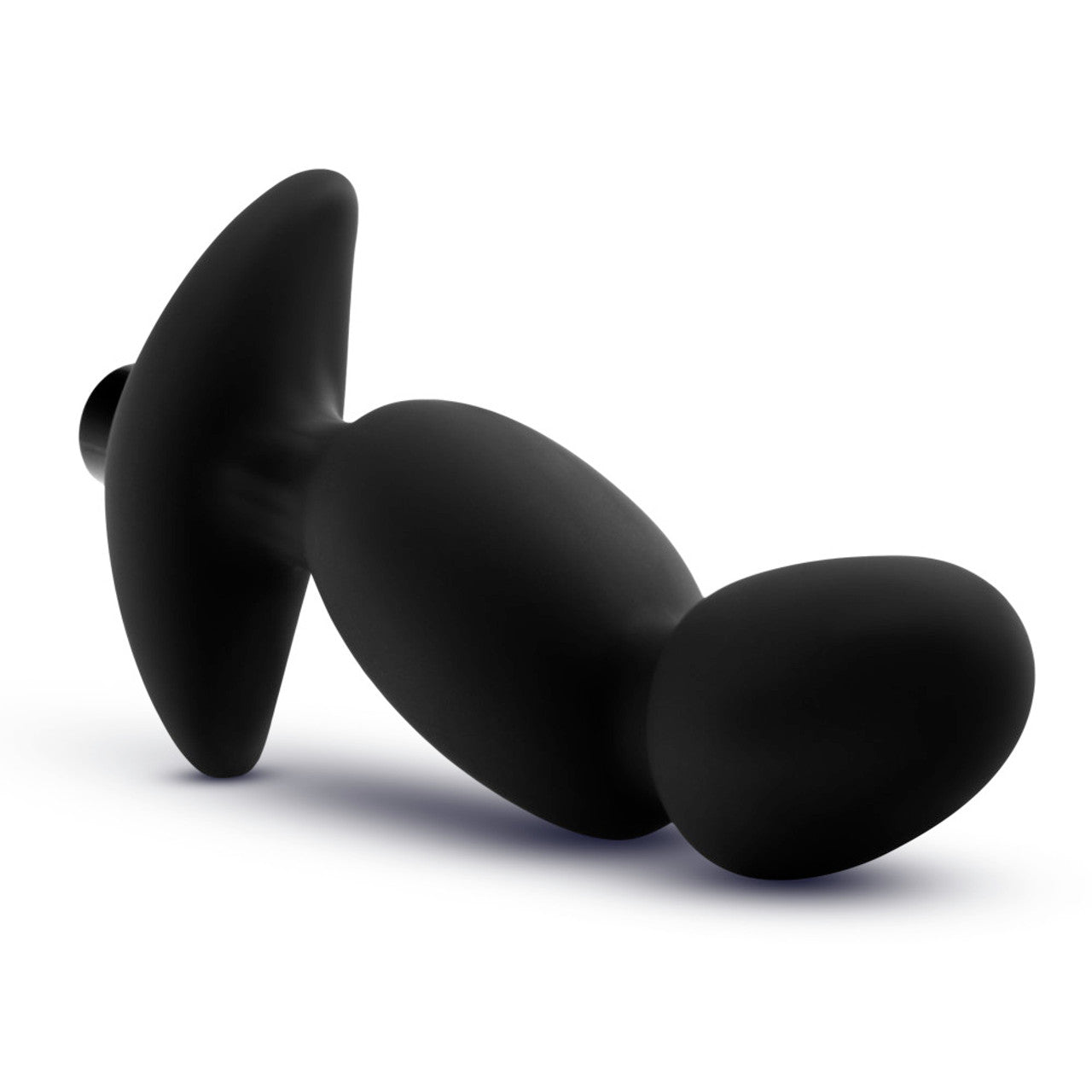 Anal Adventures Platinum - Silicone Vibrating Prostate Massager 04 - Black